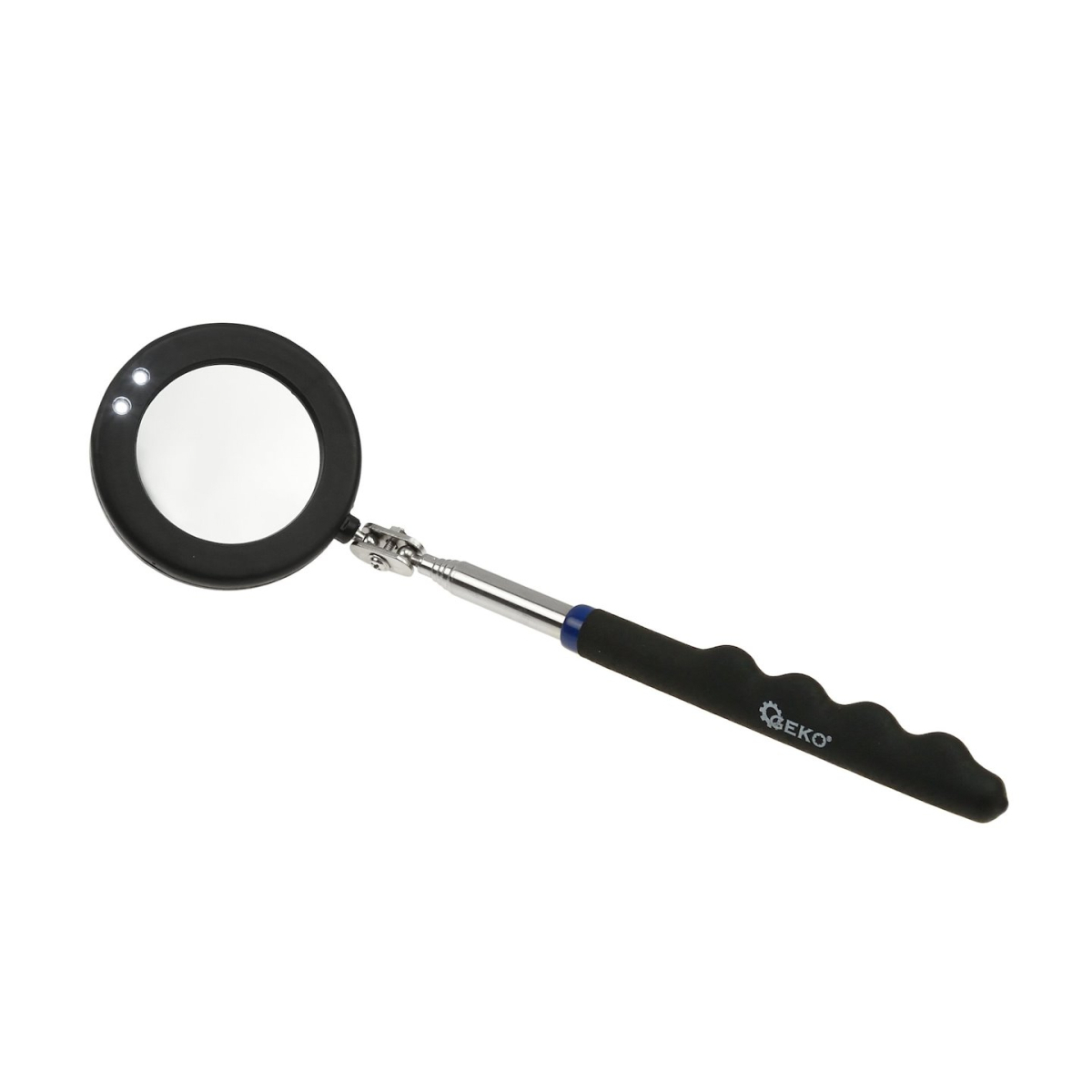 GEKO Inšpekčné zrkadlo teleskopické 280-870 mm, okrúhle s LED osvetlením G03217