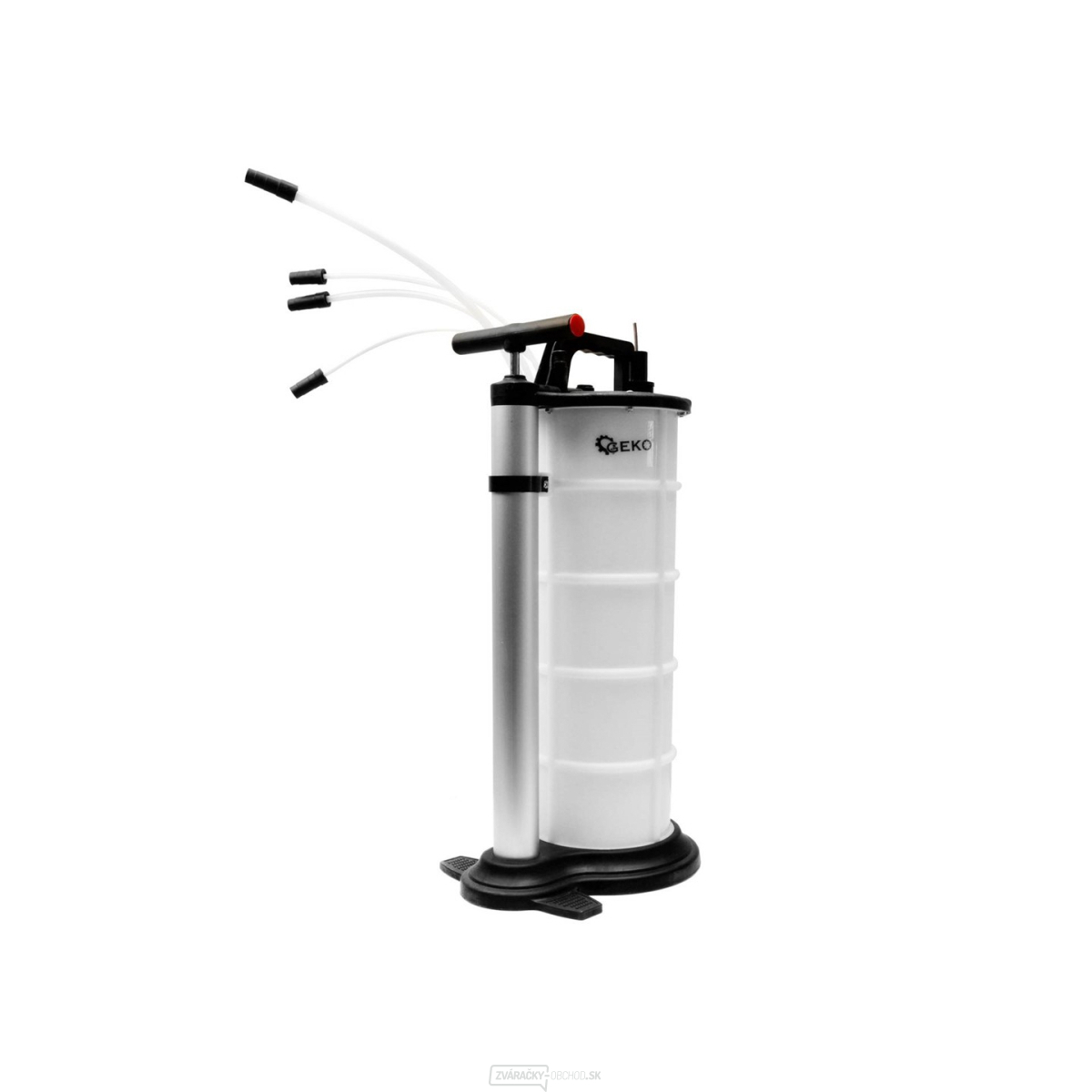 Vákuový odsávač oleja 9 l, ručný, 4 hadice