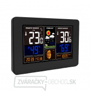 Meteostanica Solight, aplikácia Smart Life, extra veľký farebný LCD displej, teplota, vlhkosť, tlak, nabíjanie cez USB, čierna Náhľad