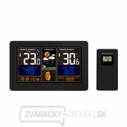 Meteostanica Solight, aplikácia Smart Life, extra veľký farebný LCD displej, teplota, vlhkosť, tlak, nabíjanie cez USB,... gallery main image
