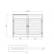 Záhradný úložný box LANITPLAST S754 Náhľad