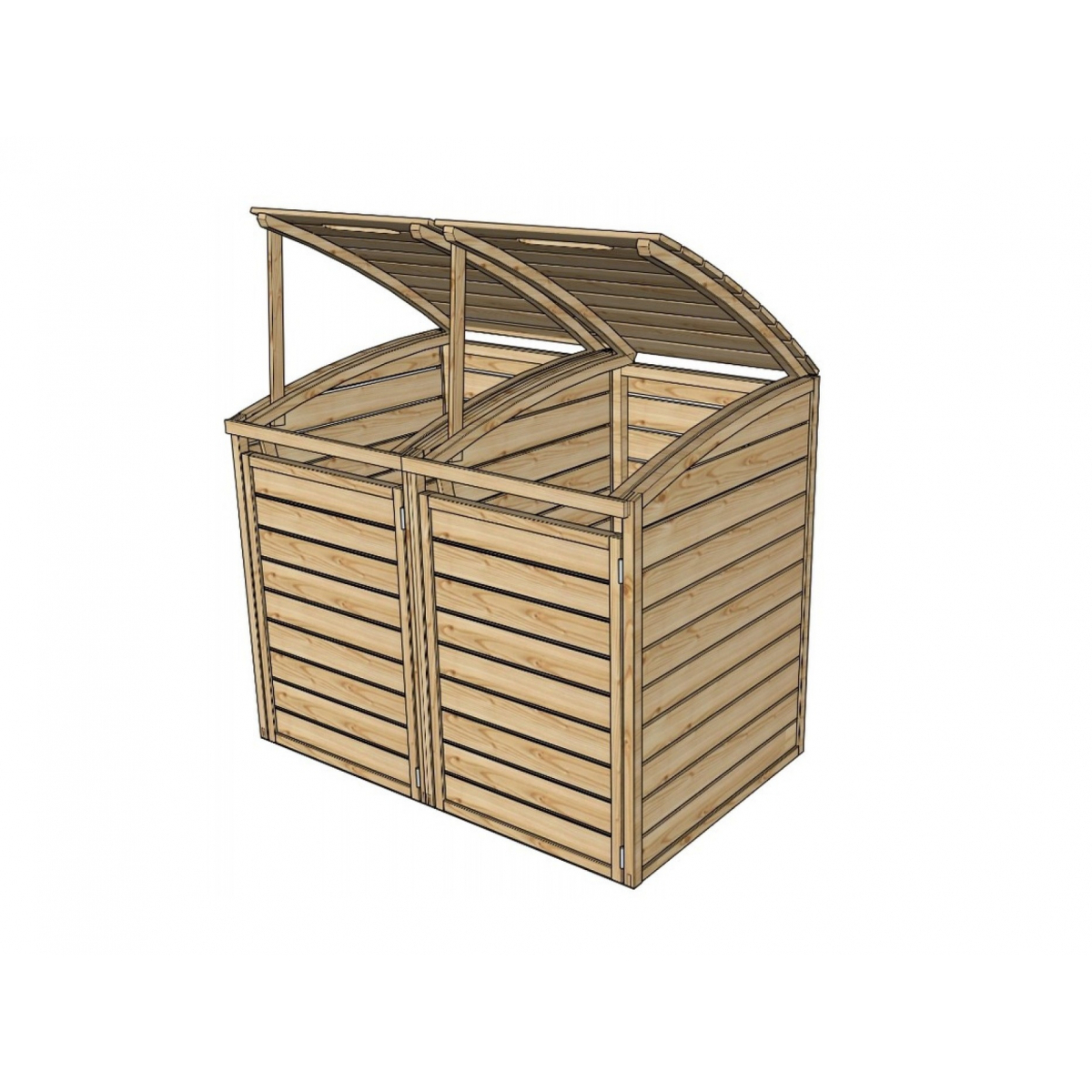 Záhradný úložný box LANITPLAST S752