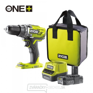 Ryobi R18DD3-120S 18V Akumulátorový vŕtací skrutkovač (1x2.0Ah) gallery main image