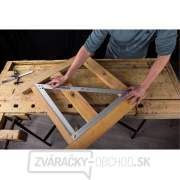 Sklopný konštrukčný uholník, 600 mm, hliník náhled