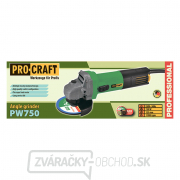 Uhlová brúska Procraft PW750, 125mm | PW750 Uhlová brúska Procraft PW750, 125mm | PW750 náhled