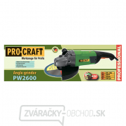 Uhlová brúska 230mm Procraft | PW2600 náhled