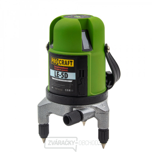 Laser zelený líniový, krížový samonivelačný Procraft LE-5D | LE-5D Laser zelený líniový, krížový samonivelačný Procraft LE-5D | LE-5D gallery main image