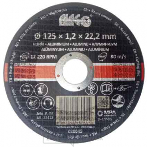 Rezný kotúč na hliník 125x1,2x22,2mm Rezný kotúč na hliník 125x1,2x22,2mm gallery main image
