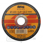 Rezný kotúč na nerez 115x1,0x22,0mm MAGG SPEED Rezný kotúč na nerez 115x1,0x22,0mm MAGG SPEED gallery main image