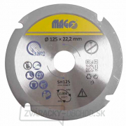 Rezný kotúč na drevo 125 mm Rezný kotúč na drevo 125 mm gallery main image