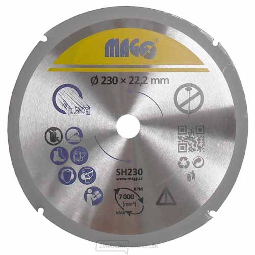 Rezný kotúč na drevo 230 mm Rezný kotúč na drevo 230 mm gallery main image