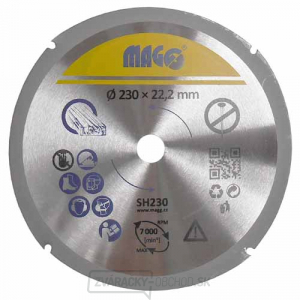 Rezný kotúč na drevo 230 mm Rezný kotúč na drevo 230 mm gallery main image