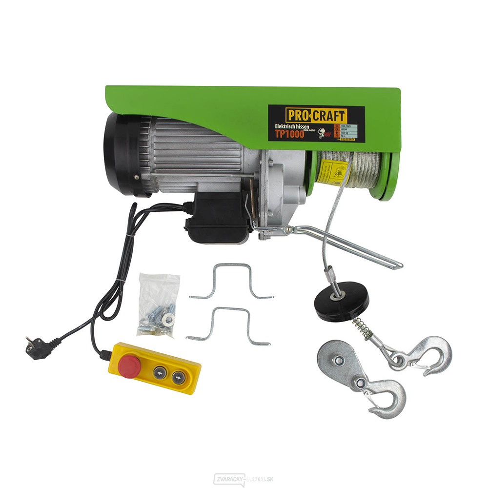 Navijak lanový elektrický Procraft TP1000 | TP1000