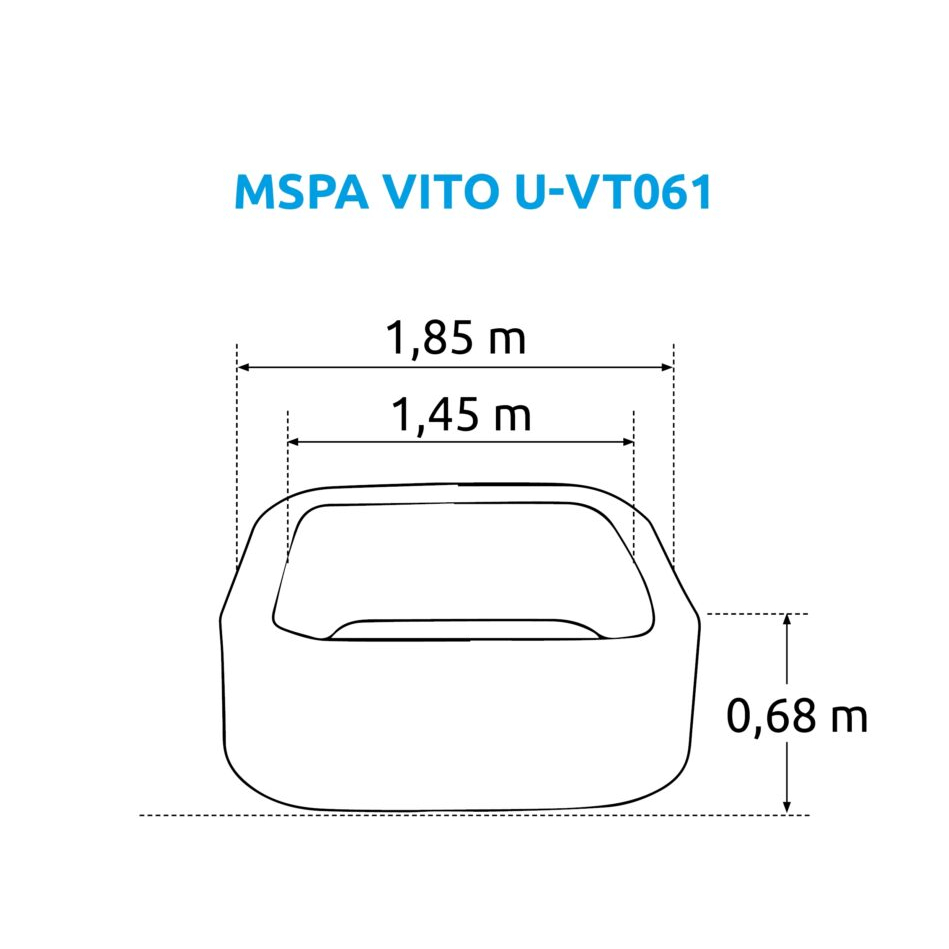 Bazén vírivý MSPA Vito U-VT061 Náhľad
