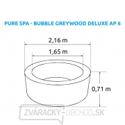 Bazén vírivý nafukovací Pure Spa - Bubble Greywood Deluxe 6 - Intex 28442 Náhľad