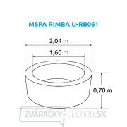 Bazén vírivý MSPA Rimba U-RB061 Náhľad