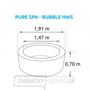 Bazén vírivý nafukovací Pure Spa - Bubble HWS - Intex 28404EX/28426EX Náhľad