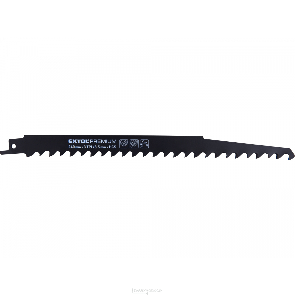 Pílové listy 3ks, 240x19x1,5mm, HCS