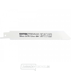 Pílové listy 3ks, 150x19x0,9mm, bimetal Pílové listy 3ks, 150x19x0,9mm, bimetal gallery main image