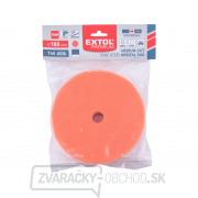 Kotúč leštiaci penový, orbitálny, T40, oranžový, ⌀180x25mm, suchý zips ⌀152mm Náhľad