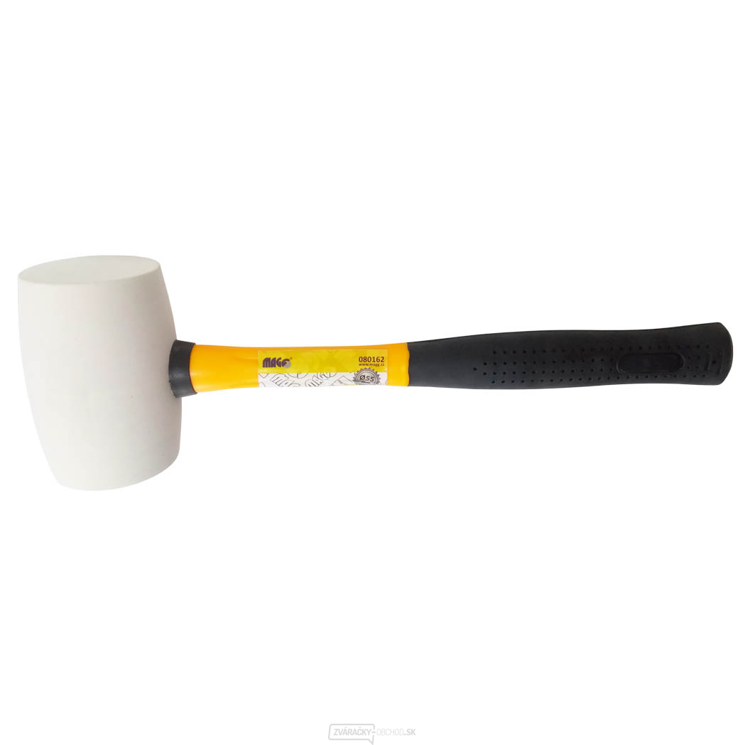 Palička gumová biela 450g, sklolaminátová rukoväť