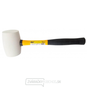 Palička gumová biela 450g, sklolaminátová rukoväť Palička gumová biela 450g, sklolaminátová rukoväť gallery main image