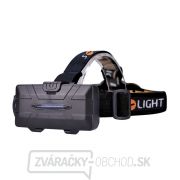 Solight LED čelové nabíjacie svietidlo, 550lm, Li-Ion, USB Náhľad