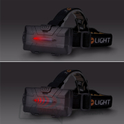 Solight LED čelové nabíjacie svietidlo, 550lm, Li-Ion, USB náhled