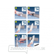 Brúsik diamantový na nože a nožnice, 5funkčný, P400/P1000 náhled