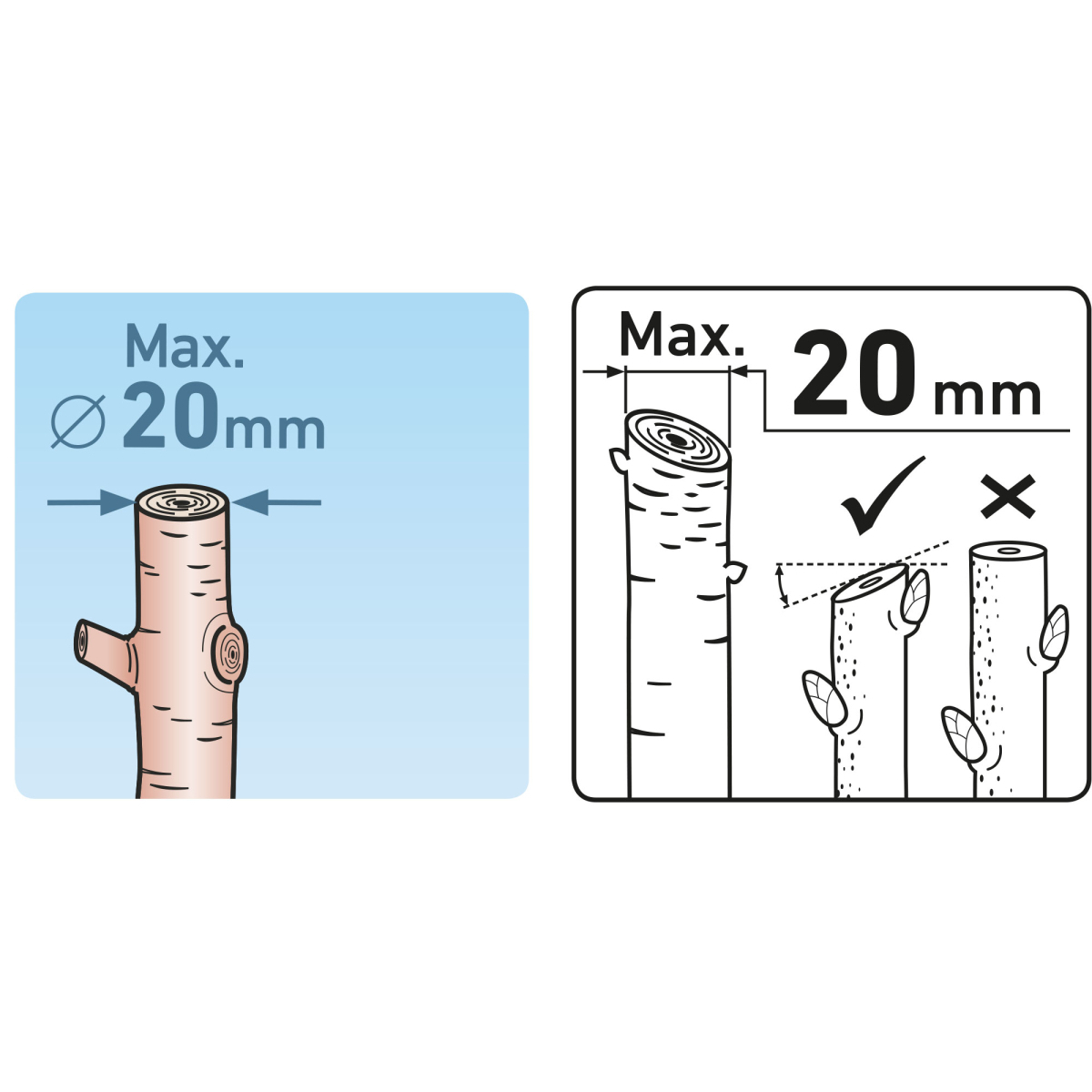 Nožnice záhradnícke celokovové, 210mm, HCS Náhľad