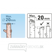 Nožnice záhradnícke celokovové, 210mm, HCS Náhľad