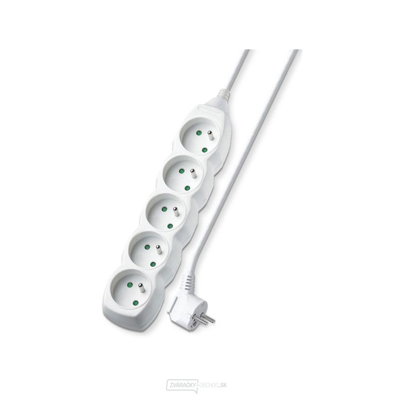 Predlžovací kábel 5 zásuviek 3m Geti GEC53