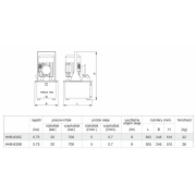 Elektrická hydraulická pumpa s tlakomerom HHB-630B Náhľad