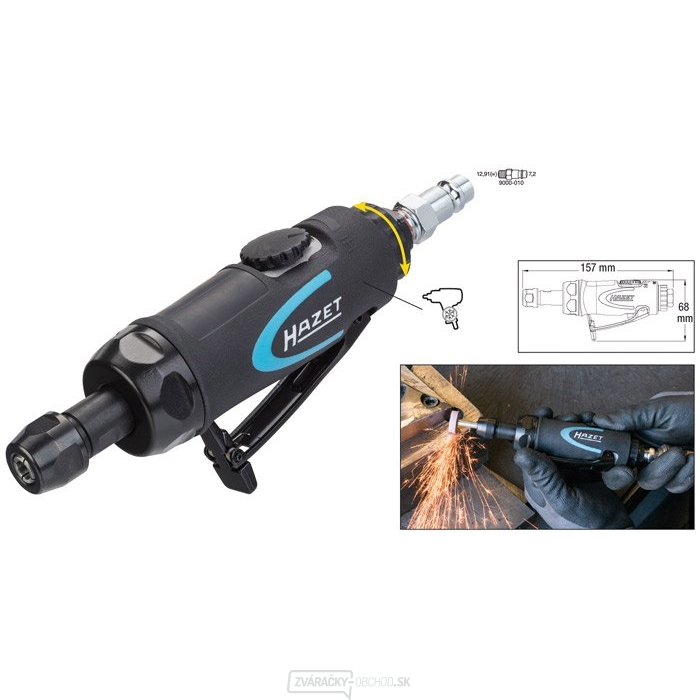 Pneumatická stopková priama brúska HAZET 9032 N-1 Pneumatická stopková priama brúska HAZET 9032 N-1 gallery main image