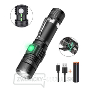 Solight nabíjacie LED svietidlo s cyklo držiakom, 400lm, fokus, Li-Ion, USB Náhľad