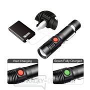 Solight nabíjacie LED svietidlo s cyklo držiakom, 400lm, fokus, Li-Ion, USB náhled