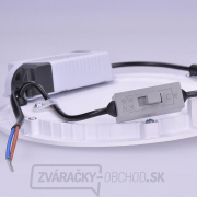 Solight LED mini panel CCT, podhľad, 18W, 1530lm, 3000K, 4000K, 6000K, štvorcový Náhľad