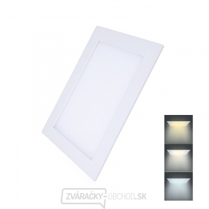 Solight LED mini panel CCT, podhľad, 18W, 1530lm, 3000K, 4000K, 6000K, štvorcový