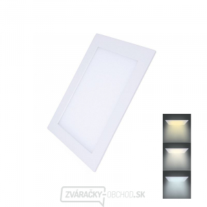 Solight LED mini panel CCT, podhľad, 12W, 900lm, 3000K, 4000K, 6000K, štvorcový