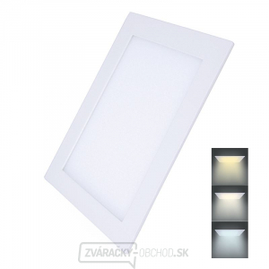 Solight LED mini panel CCT, podhľad, 24W, 1800lm, 3000K, 4000K, 6000K, štvorcový