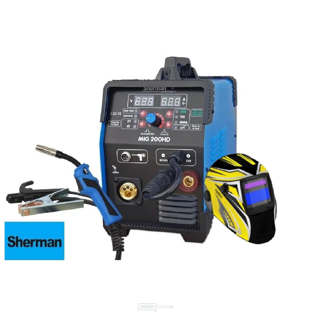 Sherman MIG 200 HD + Káble + Horák 3m + Kukla