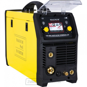 TIG MIG 202 P AC/DC PFC Synergia LCD Zvárací invertor s TIG a MIG horákom a káble gallery main image