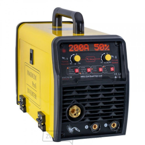 MIG 214 DUAL PULS LED multifunkčný Invertorový zvárací poloautomat MIG/MAG -MMA gallery main image