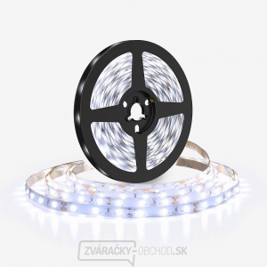 Solight LED svetelný pás 5m, 120LED/m, 10W/m, 1100lm/m, IP20, studená biela gallery main image