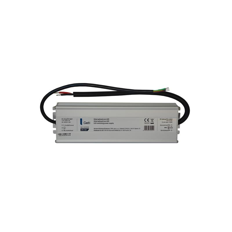 Spínaný napájací zdroj pre LED 12V/150W Geti LPV-150