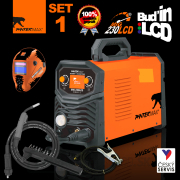 PANTERMAX MIG230LCD invertorová zváračka MIG/TIG/MMA + Káble + Horák + Kukla + Kefa Náhľad