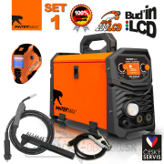 PANTERMAX MIG230LCD invertorová zváračka MIG/TIG/MMA + Káble + Horák + Kukla + Kefa náhled