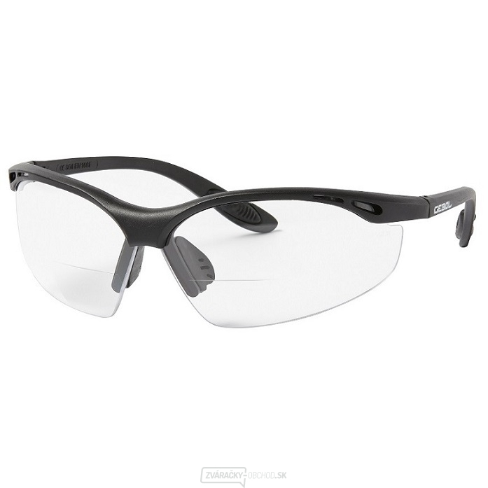 GEBOL - READER ochranné okuliare - číre +2,5 dioptrie