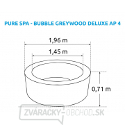 Bazén vírivý nafukovací Pure Spa - Bubble Greywood Deluxe 4 - Intex 28440 Náhľad