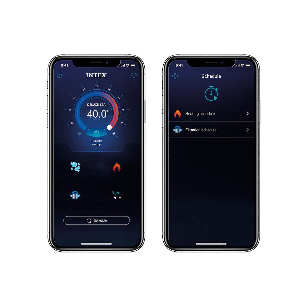 Bazén vírivý nafukovací Pure Spa - Jet & Bubble Deluxe HWS 6 - Intex 28462EX Náhľad